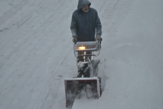 Over a FOOT of snow ... by jeanniec57