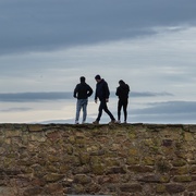 11th Mar 2026 - Three figures on the harbour wall.