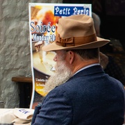 23rd Mar 2026 - Outside café portrait…..