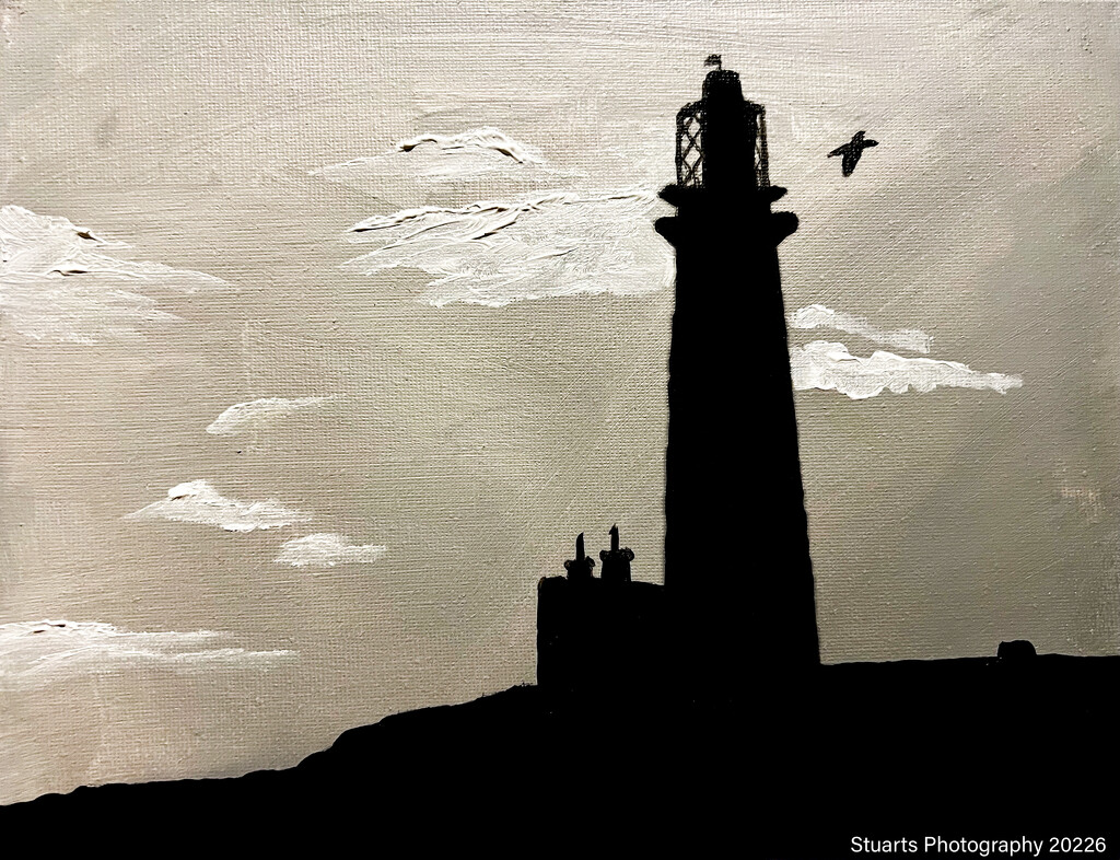 The lighthouse (acrylic painting) by stuart46