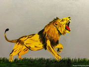 2nd Apr 2026 - The lion (acrylic painting)