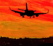 10th Apr 2026 - Coming into land (acrylic painting)