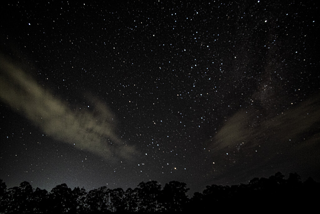 Night sky by terrip