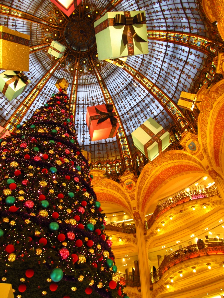 Galeries Lafayette in Paris France by Weezilou