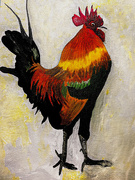 27th Apr 2026 - The cockerel (acrylic painting)