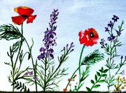 29th Apr 2026 - Wild flowers (acrylic painting)