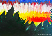 8th May 2026 - Northern lights (acrylic painting)