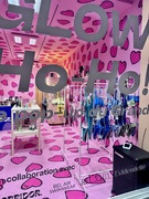 15th May 2026 - Pink hearts in a swimwear shop. 