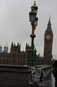 10th Feb 2011 - Max and Big Ben on a rainy day