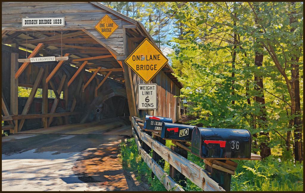 Durgin Bridge by olivetreeann