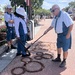 EPCOT employees having their own fun