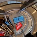 Looking up from my coffee at Westfield, Bondi Junction, Sydney