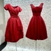 Two red dressed. 