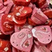 Chocolates heart boxes. 