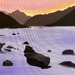 Mountainscape (acrylic painting)