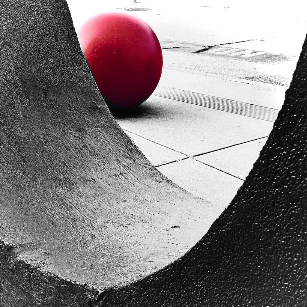 Red Ball Sighted by rickaubin