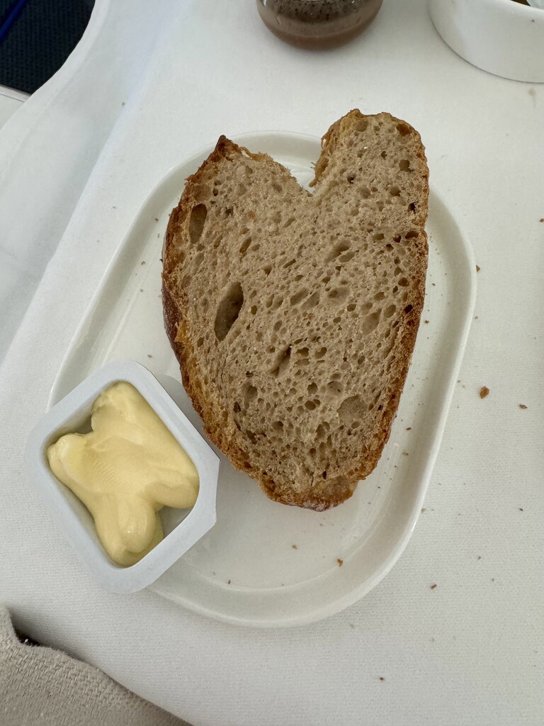 Heart bread slice.  by cocobella