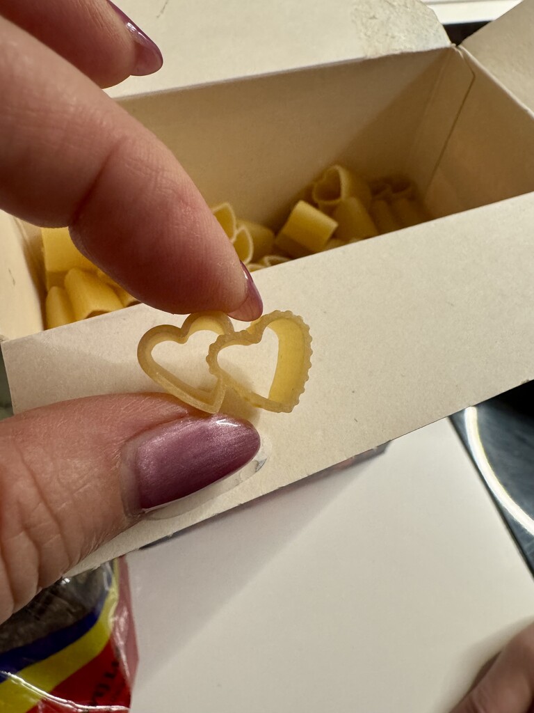 Double hearts pasta.  by cocobella